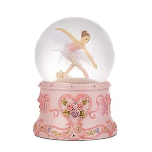 Ballerina Snow Globe Plays Ballet Tune Swan Lake Snowglobe for Wife - Picture 1 of 7