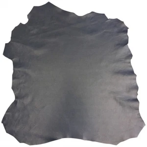 Blue Leather Hides Durable Goatskin Thin Crafting Material DIY Upholstery Fabric - Picture 1 of 7