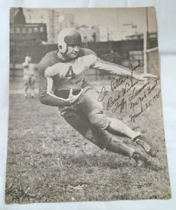 Alphonse "Tuffy" Leemans signed / handsigniert 11x14 Vintage Foto NY Giants JSA - Bild 1 von 1