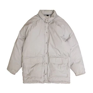 Vintage Woolrich Parka Coat Jacket Size Large Gray Down Insulated - Picture 1 of 10