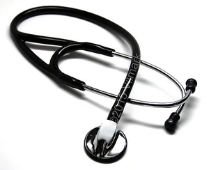 Professionelles Kardiologie-Stethoskop schwarz, von Vilmark, 1b lebenslange begrenzte Garantie - Bild 1 von 2