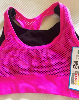 Sujetador Mujer Talla L Fruit of the Loom Nuevo 76% Poliéster 18% Nylon 6% Spandex Rosa Foto 1 de 3