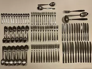 ARTHUR KRUPP Servizio Posate Acciaio Inox Anni '50/60 COMPLETO 101 Pezzi X 12 p. - Zdjęcie 1 z 11