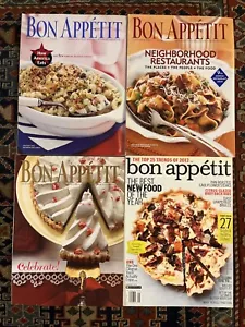 (Lot of 4) Bon Appetit cooking/food magazines; 2002, 2002, 2006, 2012 - Picture 1 of 12