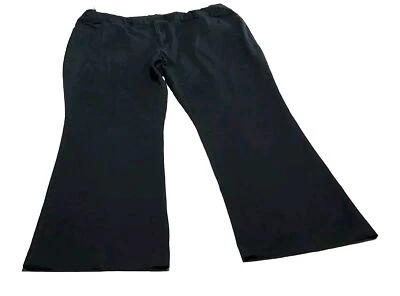 Vtg Mossimo Women Size 16 Chino Khaki Pants Black Twill Academia Mom Teacher GUC - Image 1 of 4