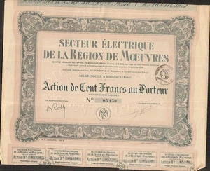 Secteur Electrique de la Région de MOEUVRES (DOIGNIES NORD 59) (P) - Picture 1 of 1