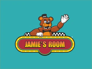 CUSTOM F.N.A.F. 600mm x 420mm - Wall Sticker - HORROR ANIMATRONIC - Picture 1 of 4