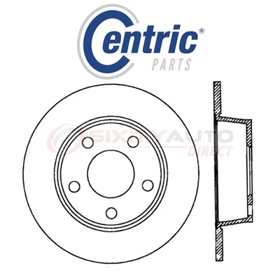 Centric C-TEK Disc Brake Rotor for 1997-2003 Audi A6 Quattro 2.8L 3.0L V6 - aq Foto 1 de 4