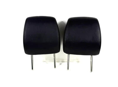 Juego de 6 reposacabezas de asiento delantero izquierdo y derecho Mazda 2014-2016 cuero negro OEM Foto 1 de 4