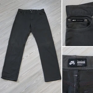 Nike SB Pants Mens 32 x 33 Charcoal Gray Skate Stretch Chino Straight 624952-060 - Picture 1 of 7