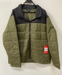 The North Face Everyday Insulated Jacket Men's Burnt Olive Green Jacket Size XXL - Picture 1 of 10