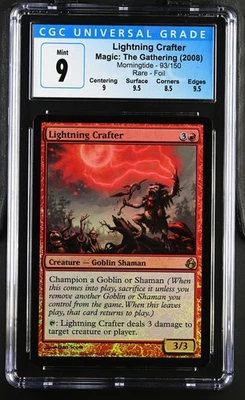 LIGHTNING CRAFTER Morningtide Foil Rare CGC 9 MTG [Nostalgium] - Image 1 of 2