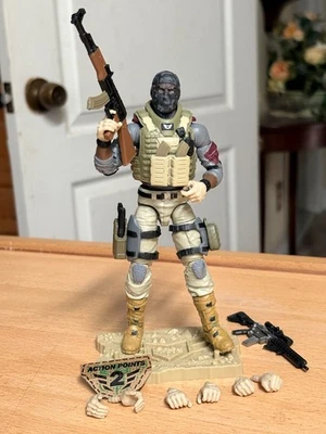 Figura Camando Personalizada Valaverse Action Force con Manos, Ametralladoras y Soporte L@@K Foto 1 de 3