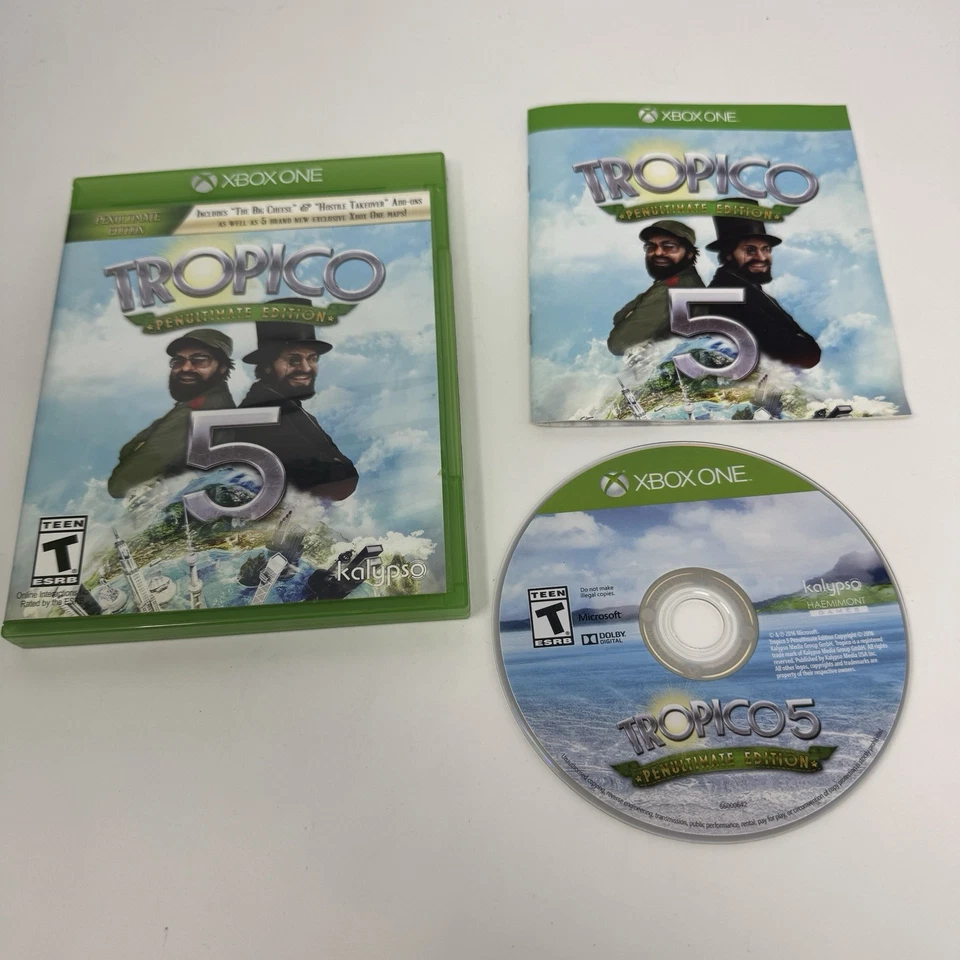 Tropico 5 Complete Collection (Microsoft Xbox One, 2017) Excellent  PENULTIMATE - Image 1 of 3