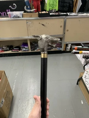 Bengalas de bengala WOLF HEAD CANE vintage NOVO EM FOLHA FRETE GRÁTIS - Imagem 1 de 4