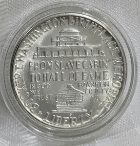 1946-S Commemorative Silver Half Dollar / Booker T Washington / 25C Combined - Picture 1 of 2
