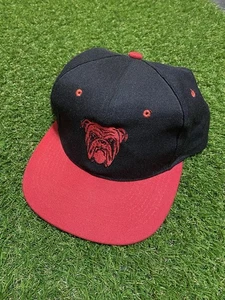 Cappello baseball berretto snapback nero birra cane rosso vintage anni 90 logo ricamato nuovo senza etichette - Foto 1 di 5