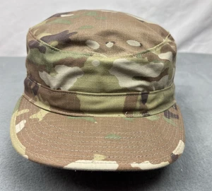 US Army Hat Cap Fitted Mens Medium Camouflage Ripstop Patrol Military Tactical - Picture 1 of 7