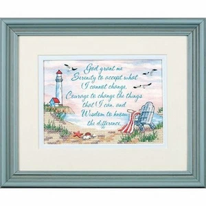 (D65013) - Dimensions Stamped X Stitch - Mini - Serenity Prayer - Picture 1 of 1