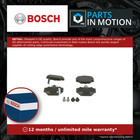 Brake Pads Set fits SMART FORTWO 1.0 Front 07 to 15 Bosch A4514210010 Quality