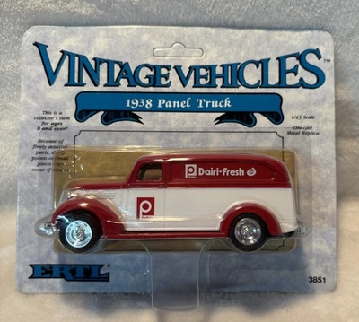 ERTL Vintage Vehicles 1938 Panel Truck-1:43- 1993- 3851- Die Cast Metal - Image 1 of 3