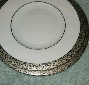 Filigree by Nikko. 6.5" & 6" Fine China Bread Butter Plates. New. 2pcs - Picture 1 of 4