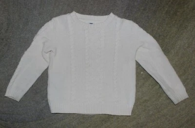 Janie And Jack Boys White Sweater - Size 4 - EUC - Image 1 of 4