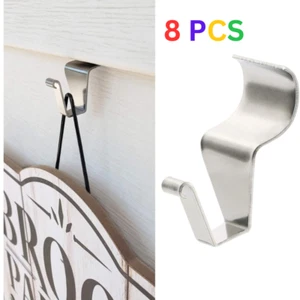 8 Pack Vinyl Siding Hooks, No-Hole Needed Siding Hooks for Hanging Outdoor - Picture 1 of 9