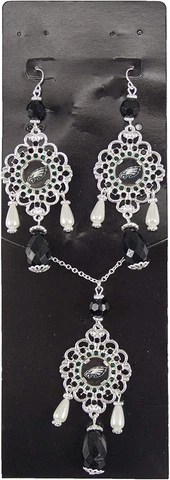 NFL  Baroque Necklace & Earrings Set Cover