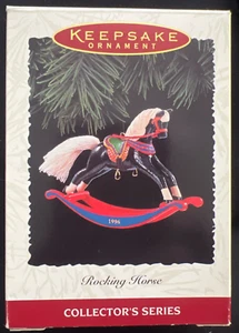 Rocking Horse Hallmark Keepsake Christmas Ornament #16 No. QX5674 Vintage 1996 - Picture 1 of 7