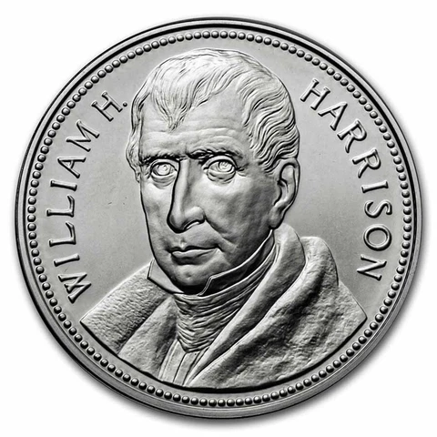 U.S. Mint Silver William Henry Harrison Presidential Medal - SKU#232342 Cover