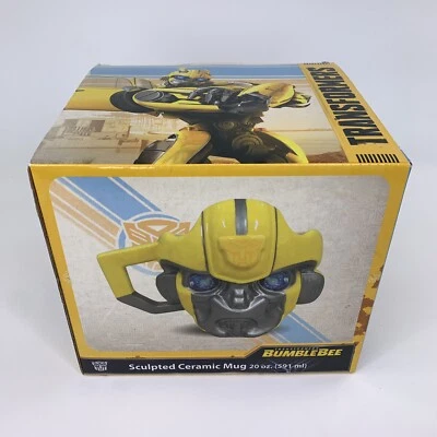 Transformers Bumblebee 20 oz Sculpted Ceramic Mug Coffee Cup #56245 Authentic!! - Image 1 of 4