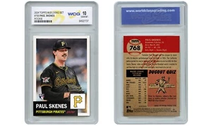 2024 Topps MLB Living Set PAUL SKENES Pittsburgh Pirates Card #768 GEM-MINT 10 - Bild 1 von 3