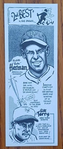 1974 BOB PARKER "2nd Best" Babe Herman Brooklyn & Bill Terry Giants NM+ - Picture 1 of 1
