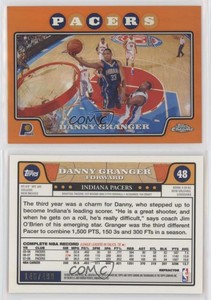 2008-09 Topps Chrome Orange Refractor /499 Danny Granger #48