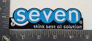 Seven Oil Logo Patch - Think Best Oil Solution KFZ Tankstelle Emblem - Bild 1 von 2