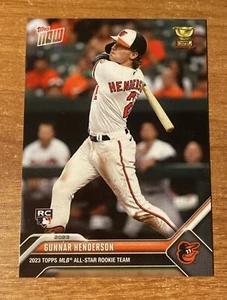 2023 MLB Topps NOW ROOKIE CUP GUNNAR HENDERSON ORIOLES RC PRESALE - Picture 1 of 2
