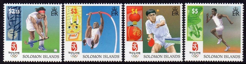 SOLOMON MNH 2008 SG1246-49 Olympic Games - Beijing, China - Image 1 of 1