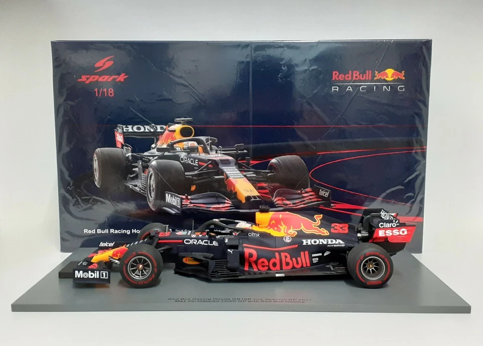 SPARK 1 18 RESINA AUTO F1 HONDA RED BULL RACING RB 16B #33 GP 2021 ART 18S593