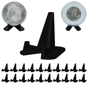 (20) Coin Display Stand Holders Small Easel Challenge Coins Capsules Storage - Picture 1 of 17