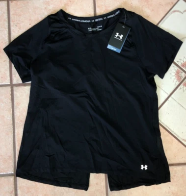 Under Armour Iso-Chill Run Short Sleeve Running Shirt 1361926-001 Womens L $50 - Image 1 of 4