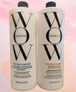 Color Wow Color Security Shampoo 33 & Fine to Normal Conditioner 32 oz Liter Duo - Picture 1 of 1