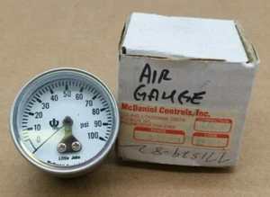 McDaniel Controls Little John Pressure Gauge 0-100 psi - Picture 1 of 4