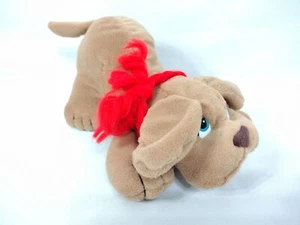 Vintage 1985 Prestige Toy Corp Lil Ripples Welpe Hund 9 Zoll braun Stofftier Plüschtier 🐕🐾 - Bild 1 von 9