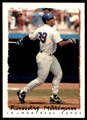 1995 TOPPS #226 RANDY MILLIGAN MONTREAL EXPOS - Image 1 of 2