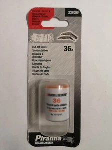 Black&Decker Piranha x32009 VP940KA RT550KA Trennscheiben 36x - Bild 1 von 1