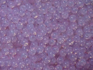 6mm Glass Beads 'Rose Opalite' - Picture 1 of 1