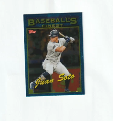 2024 Topps Finest - What If…1993 Finest Prototypes #93-9 Juan Soto - Image 1 of 2