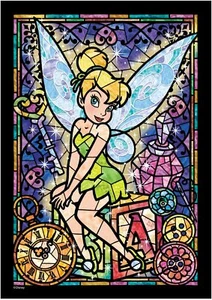 266 piece jigsaw puzzle Stained Art Tinker Bell stained glass (18.2x25.7cm) JP - Picture 1 of 4