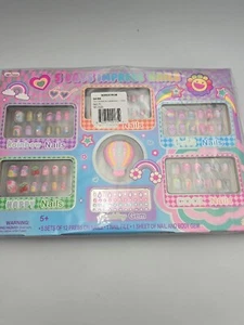 Hot Focus Kids Press On Nails NIOB, Multicolor, Gift, Play - Picture 1 of 5